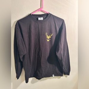 Simply Southern Women Black Camo Long Sleeve size large